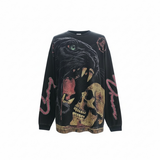 Black Panther Long Sleeve Tee